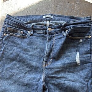 Good American Blue Skinny Jeans with Stretch